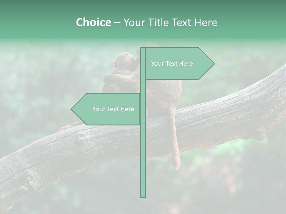 Fur Creature Outdoor PowerPoint Template