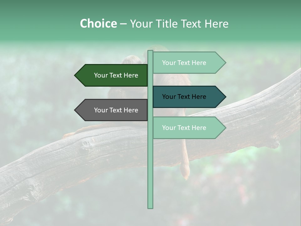 Fur Creature Outdoor PowerPoint Template