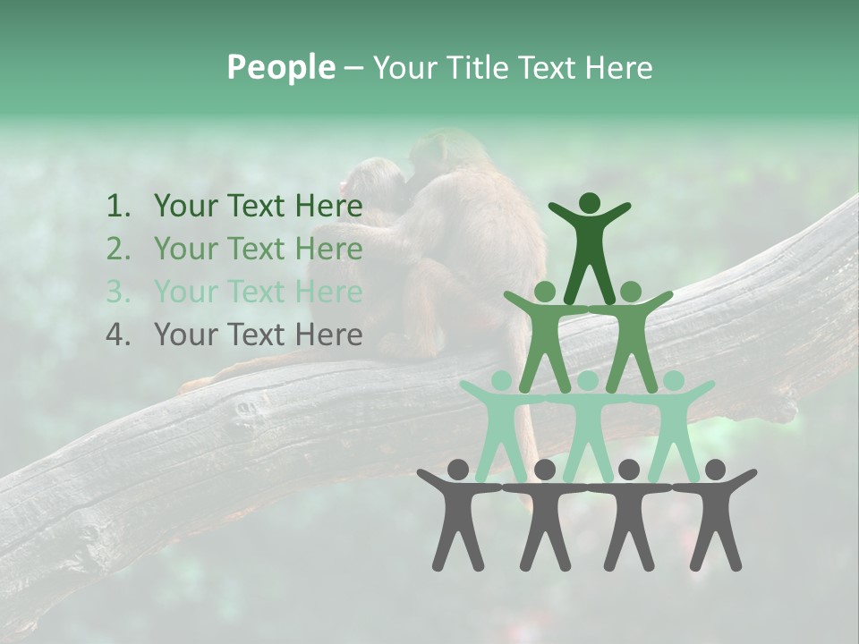 Fur Creature Outdoor PowerPoint Template