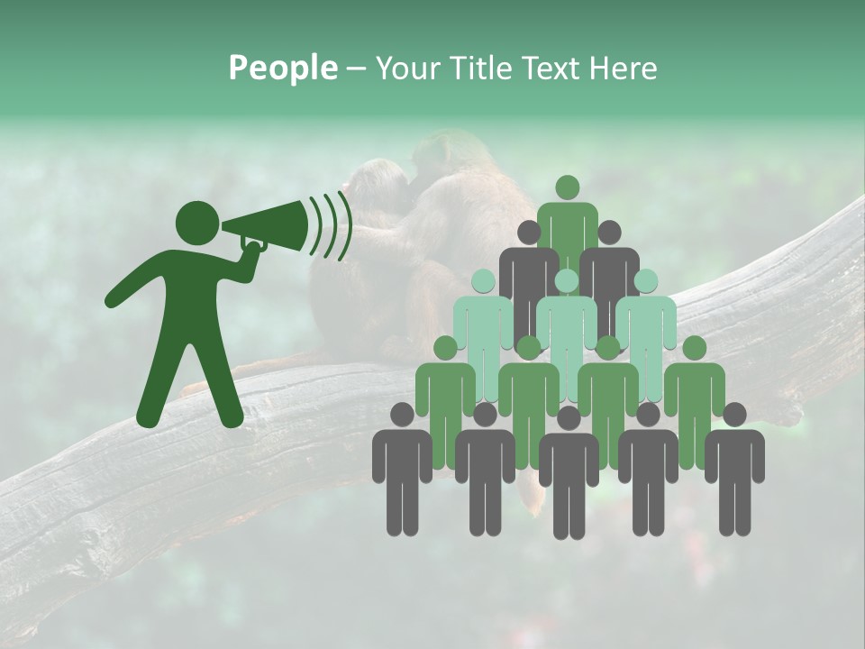 Fur Creature Outdoor PowerPoint Template