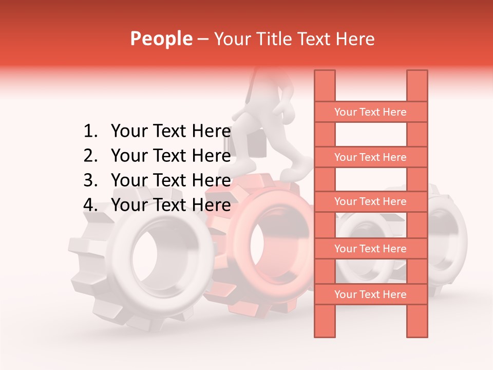 People Different Mechanism PowerPoint Template