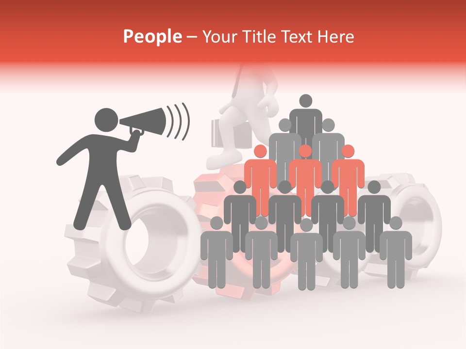 People Different Mechanism PowerPoint Template