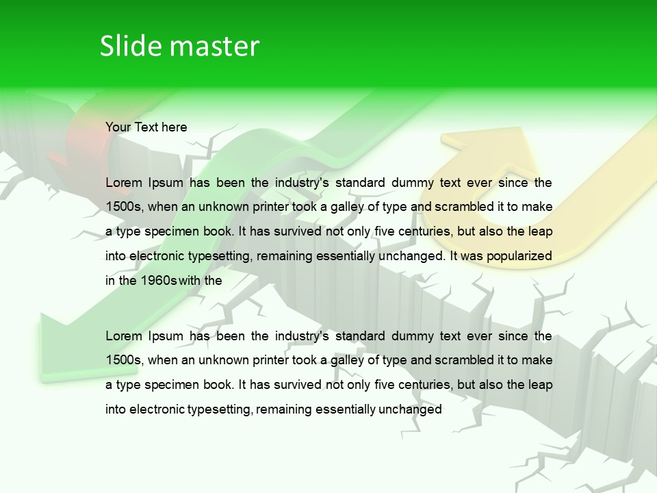 Green Design Power PowerPoint Template