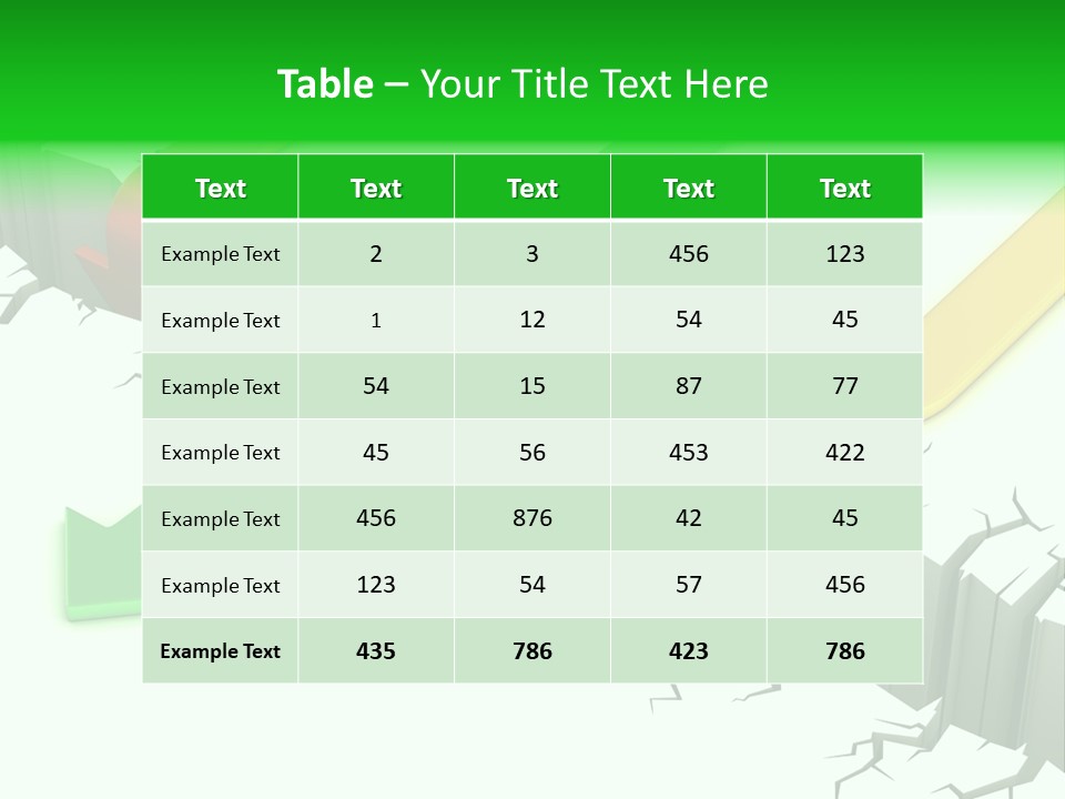 Green Design Power PowerPoint Template