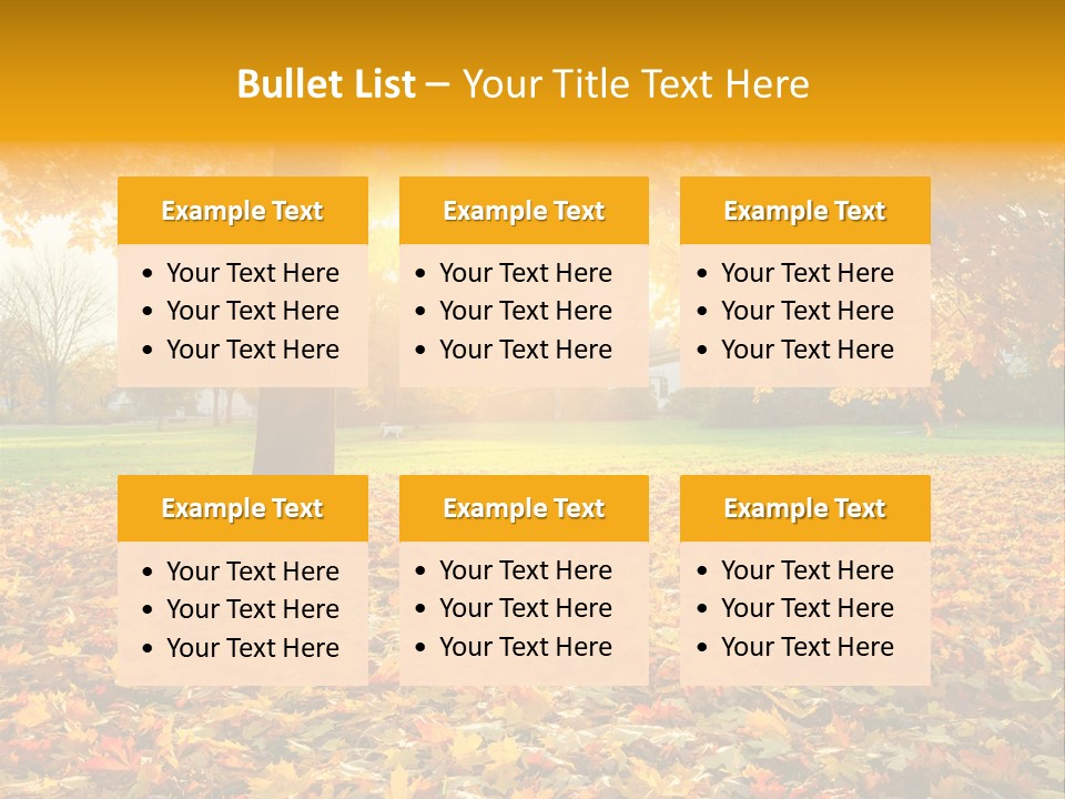 Landscape Outdoors Foliage PowerPoint Template