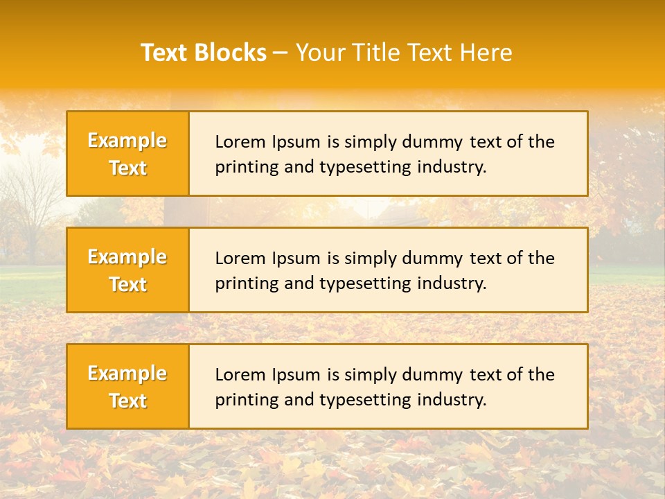 Landscape Outdoors Foliage PowerPoint Template