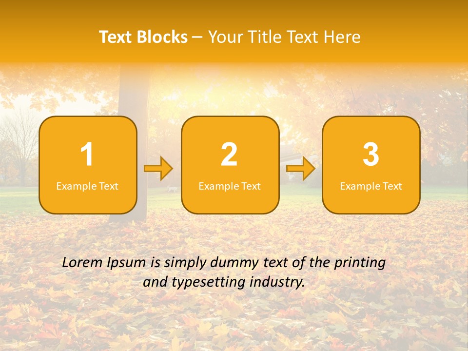 Landscape Outdoors Foliage PowerPoint Template
