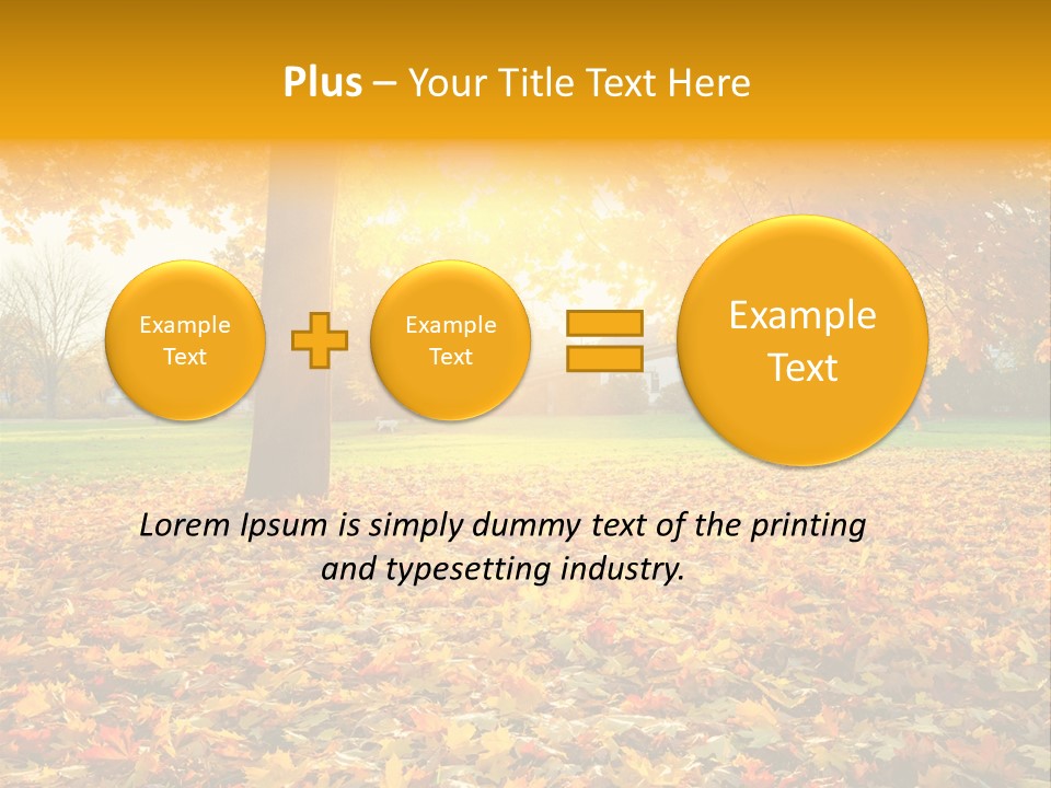 Landscape Outdoors Foliage PowerPoint Template