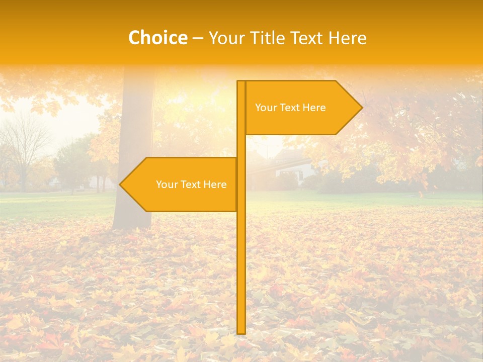 Landscape Outdoors Foliage PowerPoint Template