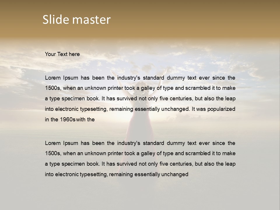 Prayer Verse Praising PowerPoint Template