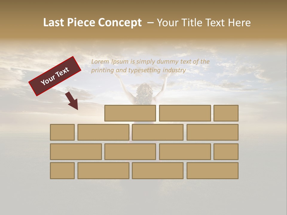 Prayer Verse Praising PowerPoint Template