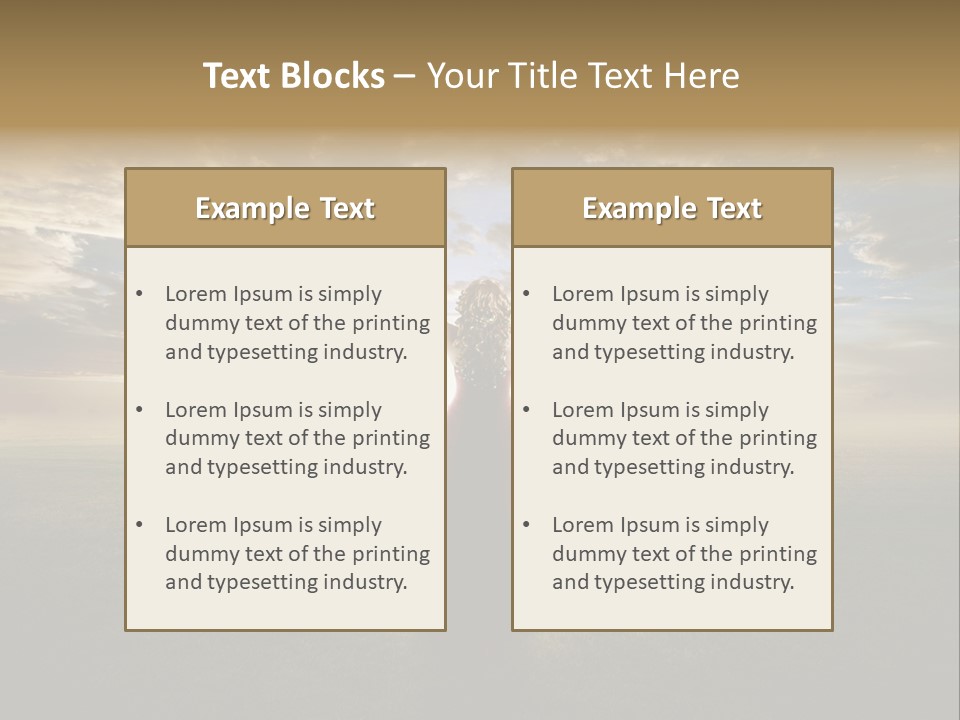 Prayer Verse Praising PowerPoint Template