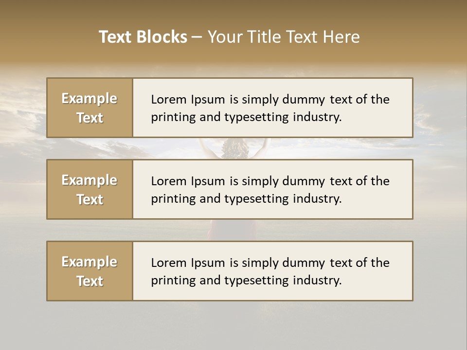 Prayer Verse Praising PowerPoint Template