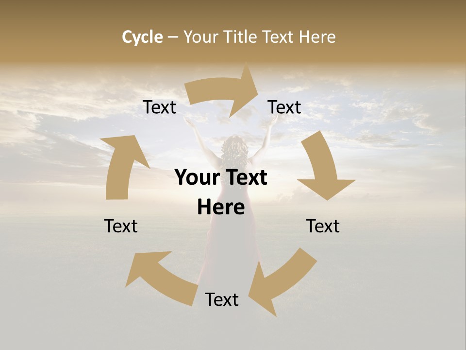 Prayer Verse Praising PowerPoint Template