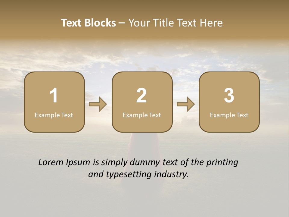 Prayer Verse Praising PowerPoint Template