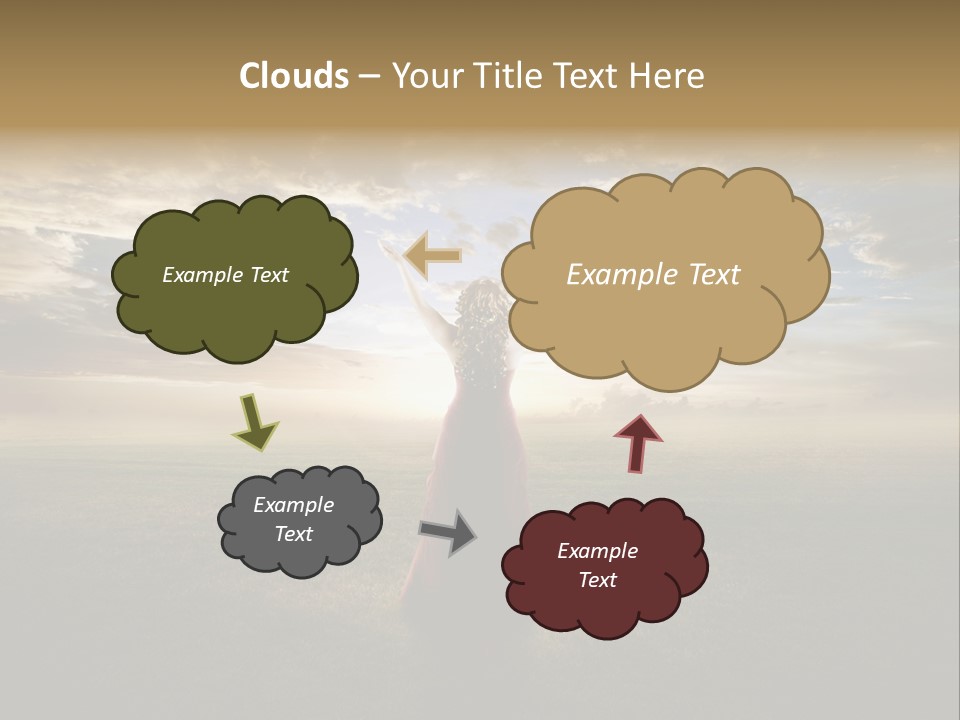Prayer Verse Praising PowerPoint Template