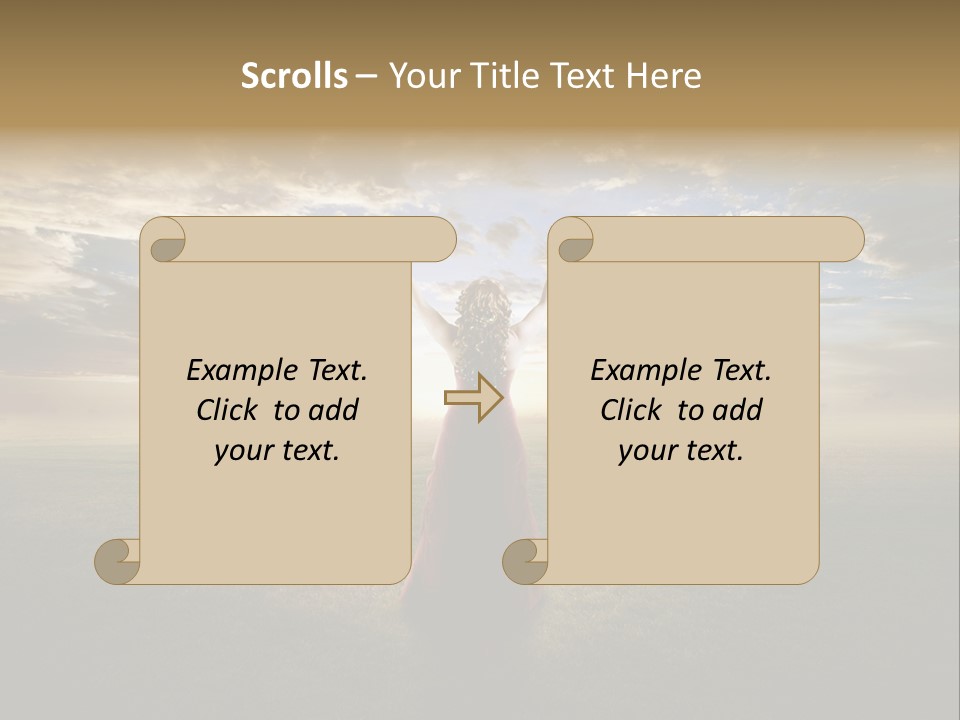 Prayer Verse Praising PowerPoint Template