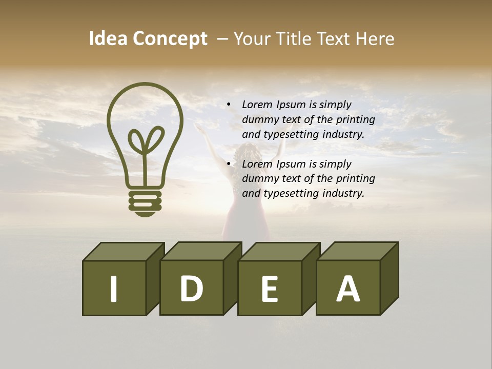 Prayer Verse Praising PowerPoint Template