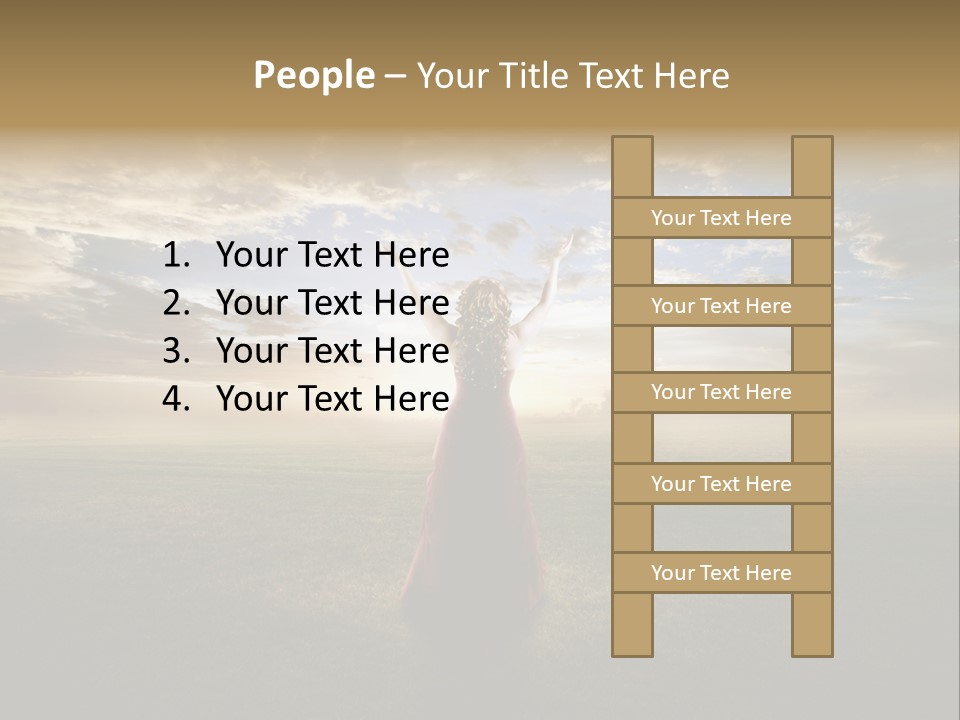 Prayer Verse Praising PowerPoint Template