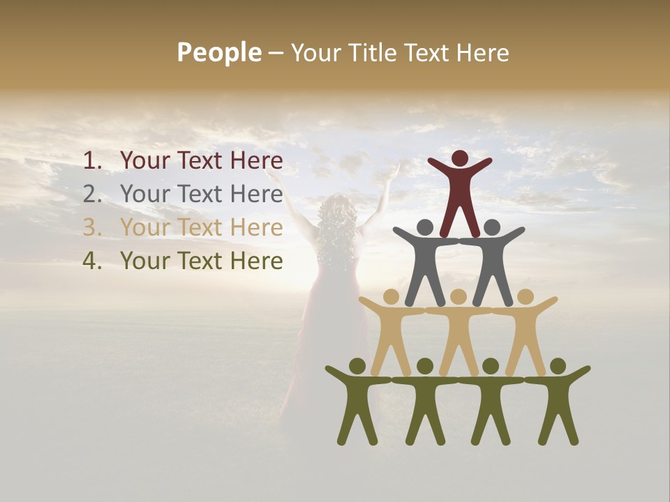 Prayer Verse Praising PowerPoint Template