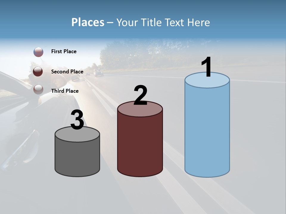 Vehicle Bright Concept PowerPoint Template