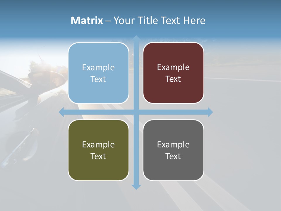 Vehicle Bright Concept PowerPoint Template