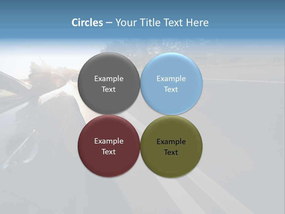 Vehicle Bright Concept PowerPoint Template