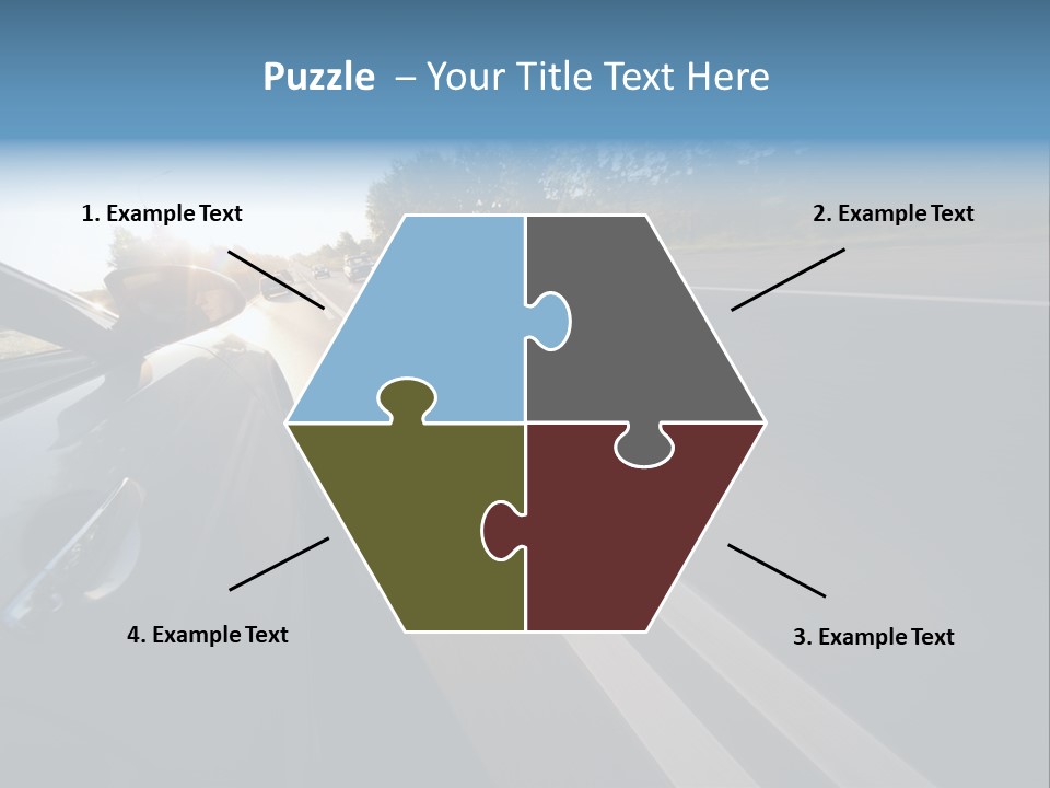 Vehicle Bright Concept PowerPoint Template