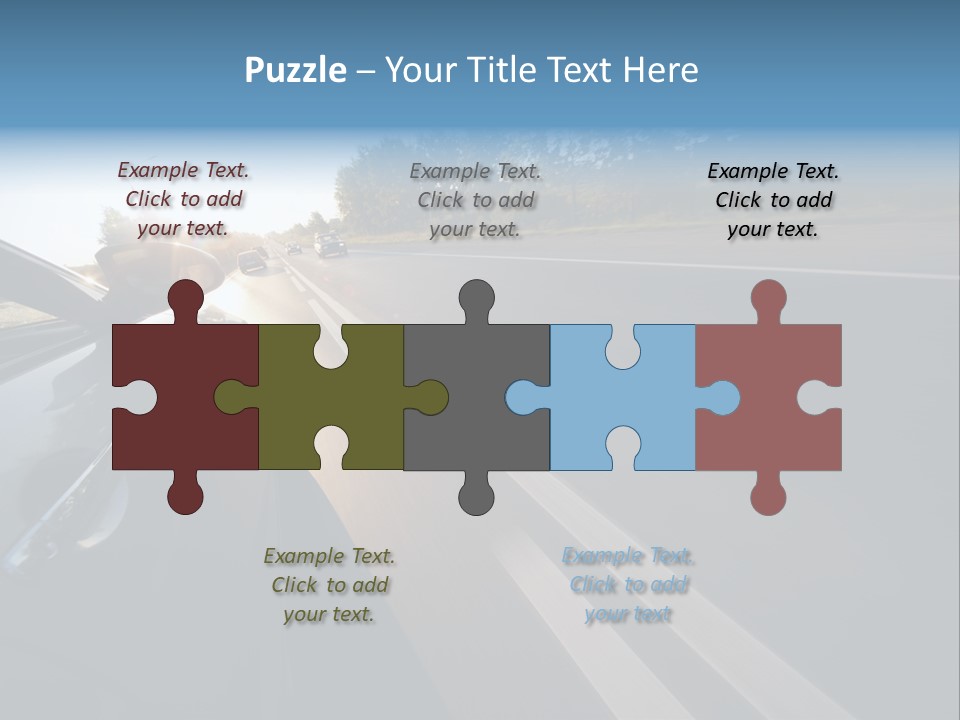 Vehicle Bright Concept PowerPoint Template