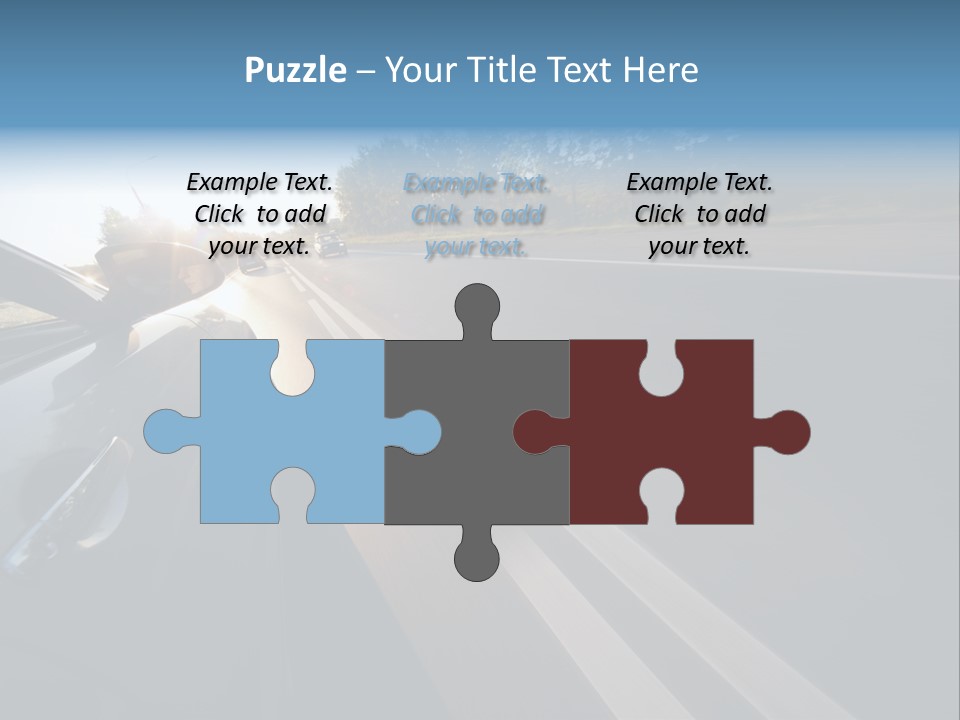 Vehicle Bright Concept PowerPoint Template