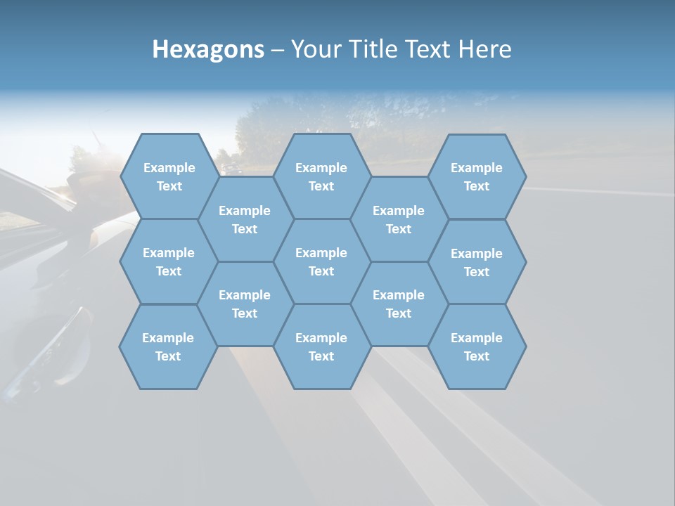 Vehicle Bright Concept PowerPoint Template