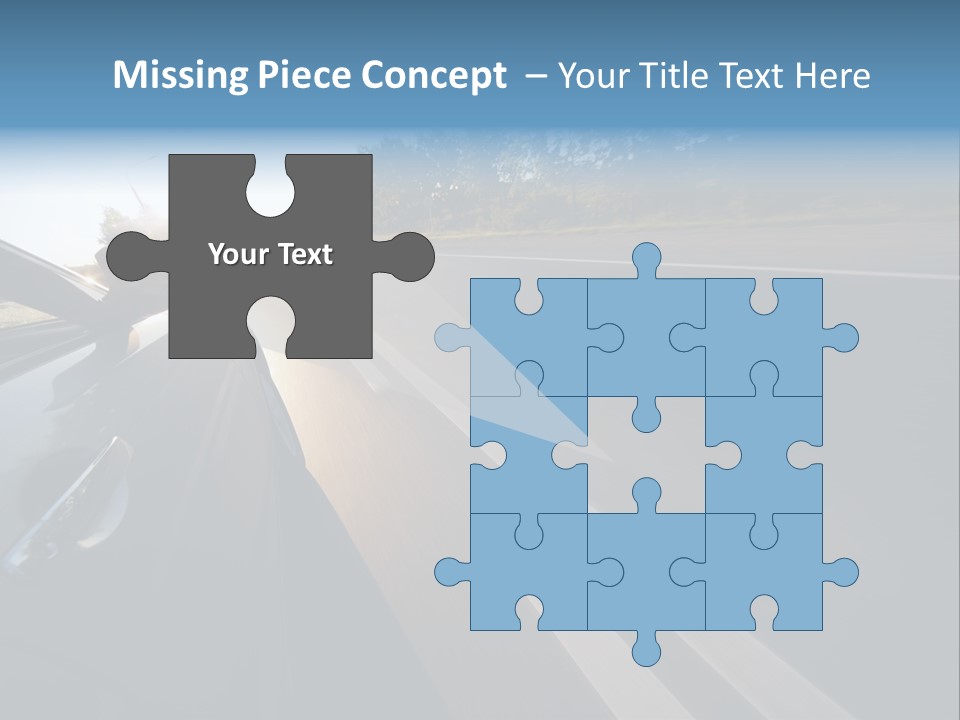 Vehicle Bright Concept PowerPoint Template