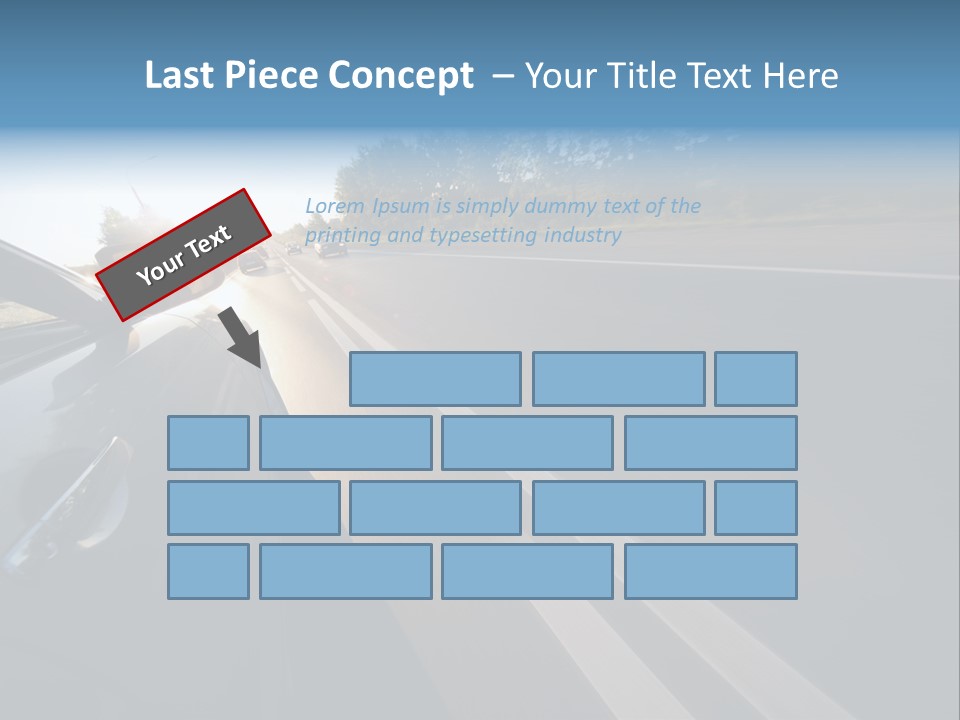 Vehicle Bright Concept PowerPoint Template
