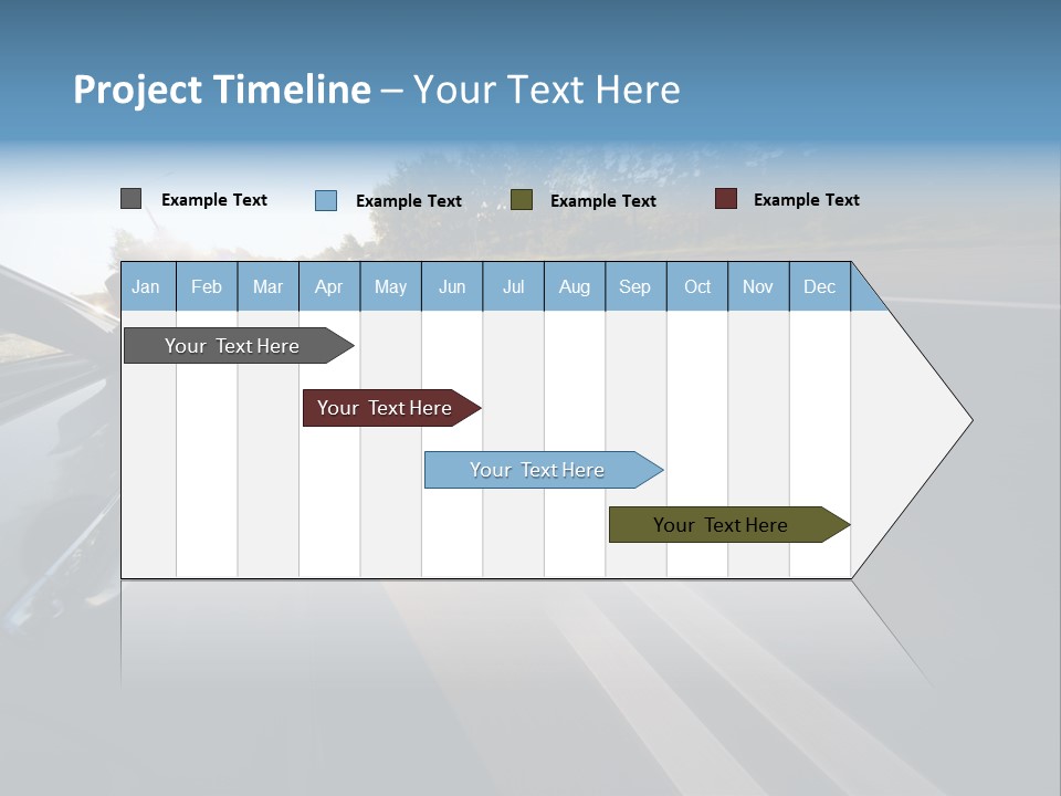 Vehicle Bright Concept PowerPoint Template
