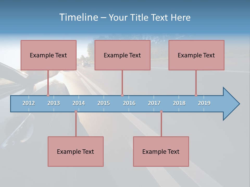 Vehicle Bright Concept PowerPoint Template
