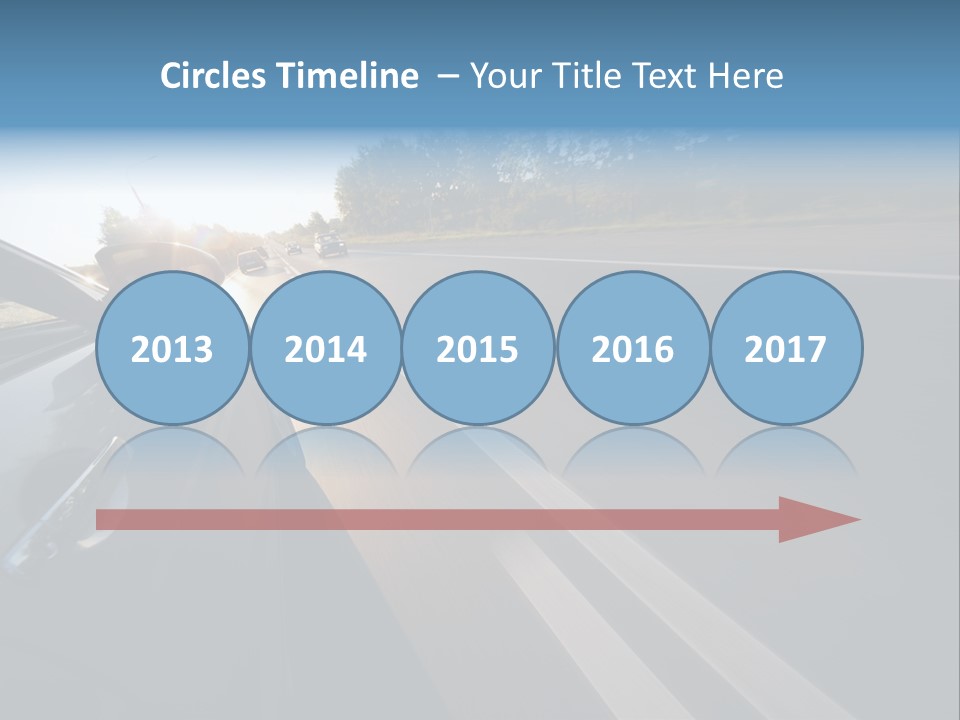 Vehicle Bright Concept PowerPoint Template