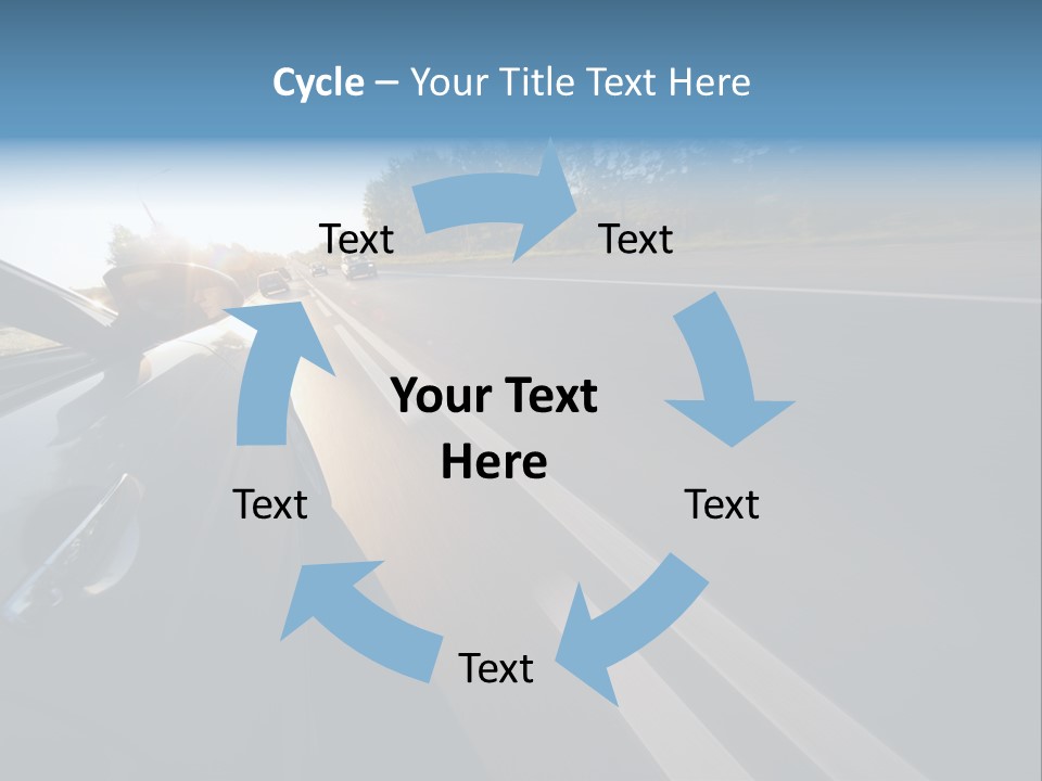 Vehicle Bright Concept PowerPoint Template