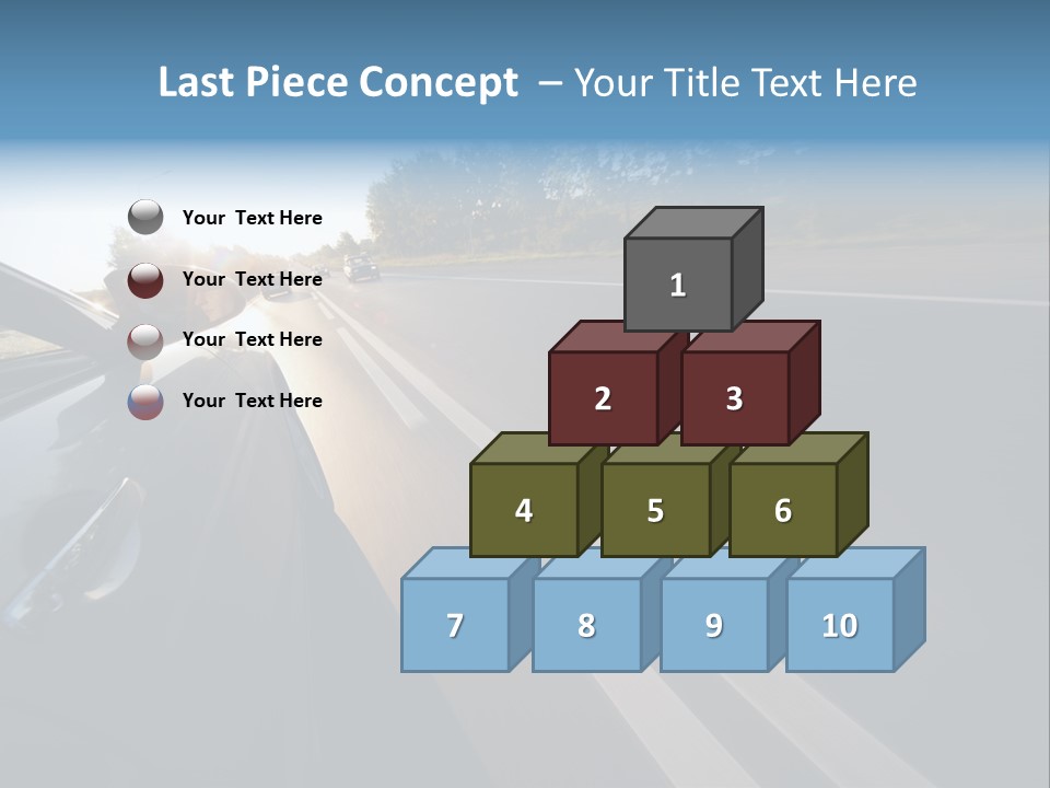 Vehicle Bright Concept PowerPoint Template