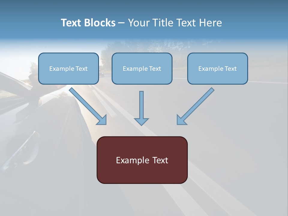 Vehicle Bright Concept PowerPoint Template