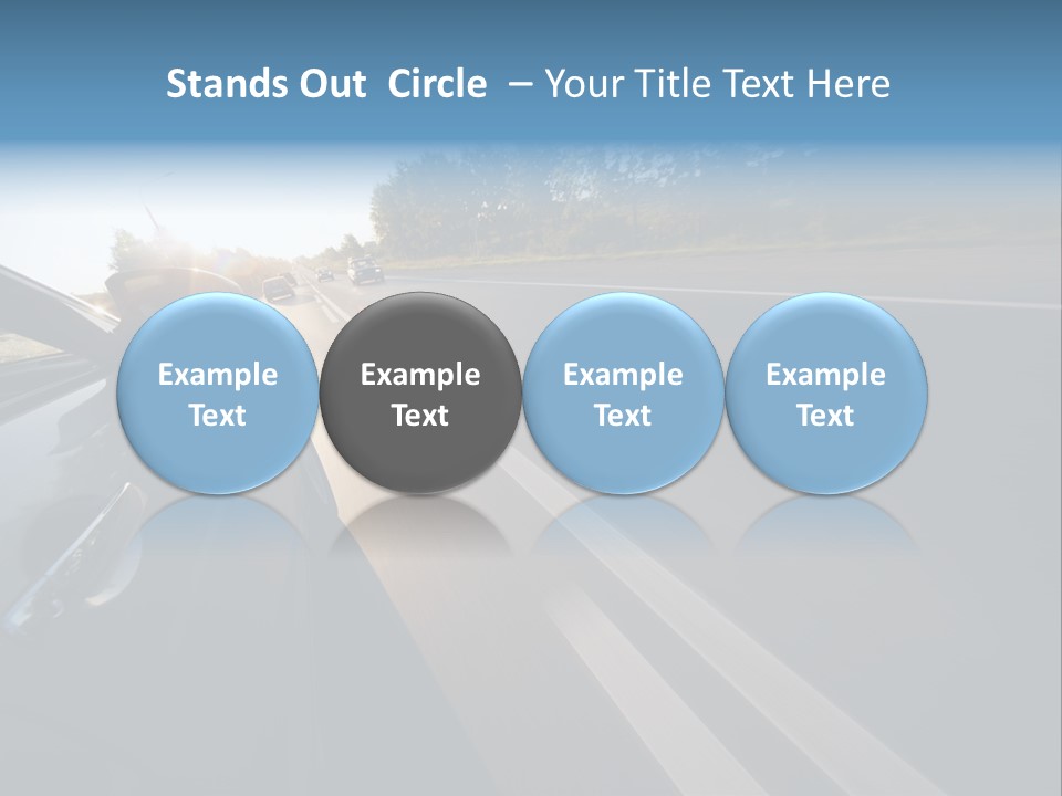 Vehicle Bright Concept PowerPoint Template