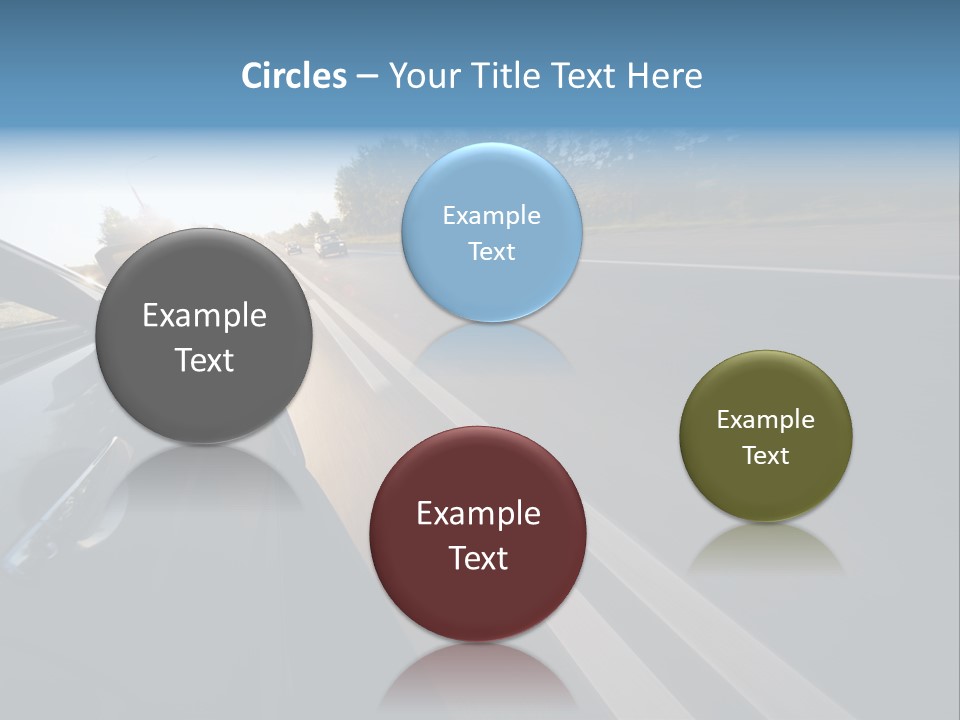 Vehicle Bright Concept PowerPoint Template