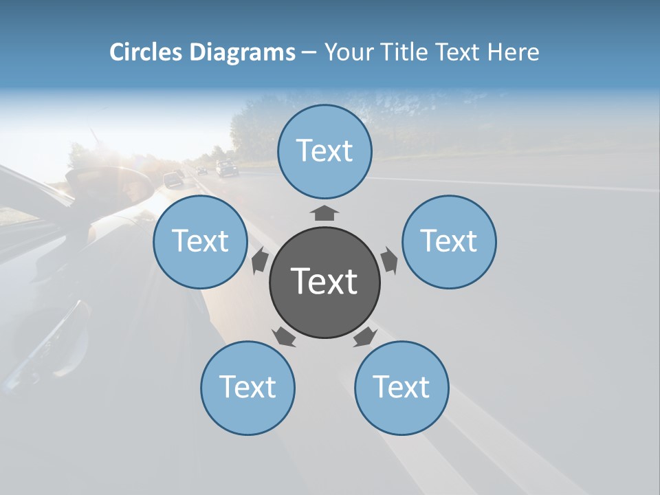 Vehicle Bright Concept PowerPoint Template