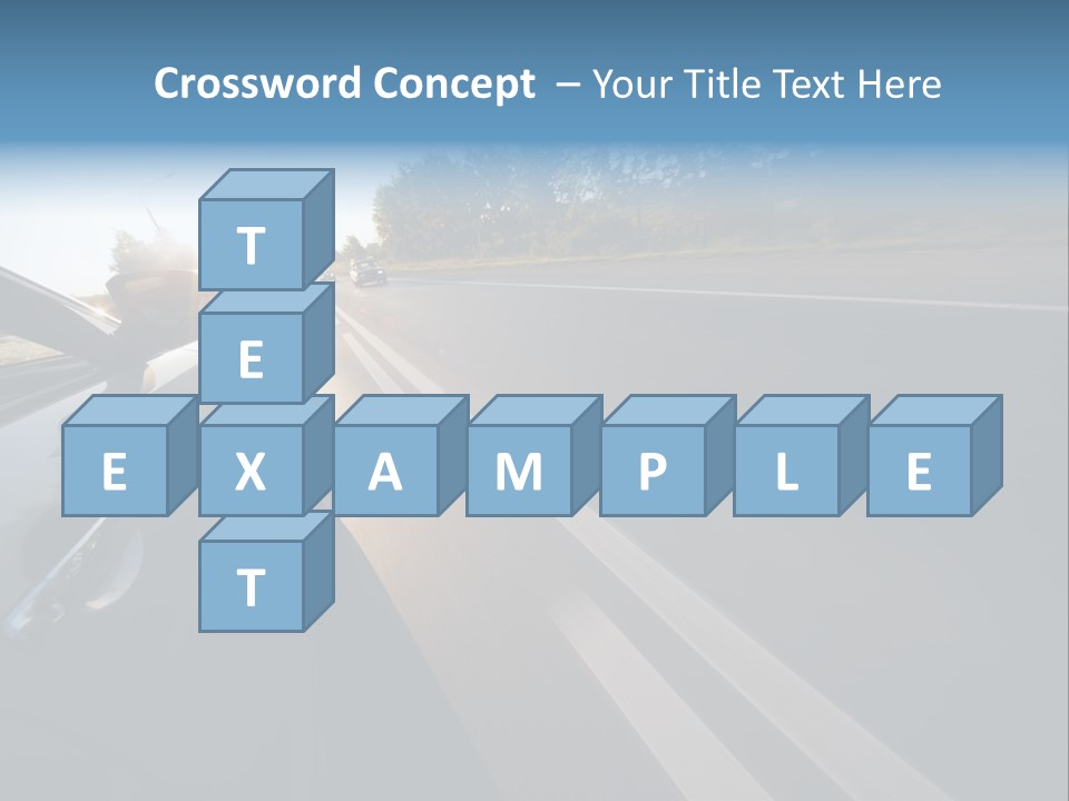 Vehicle Bright Concept PowerPoint Template