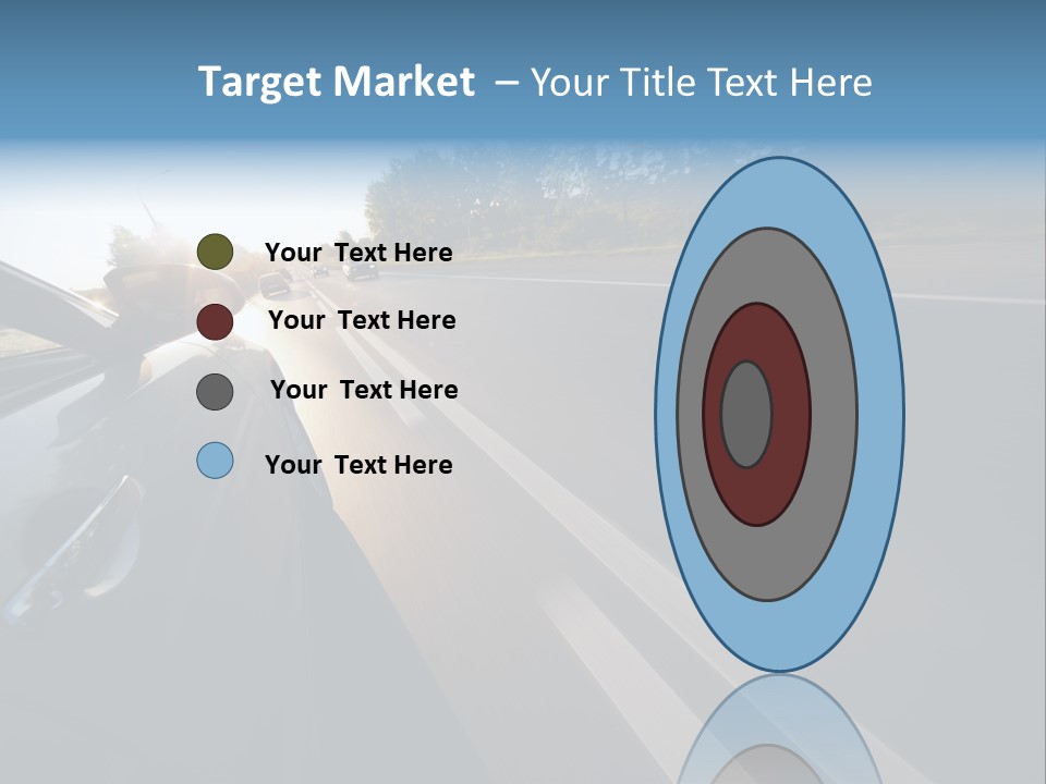 Vehicle Bright Concept PowerPoint Template