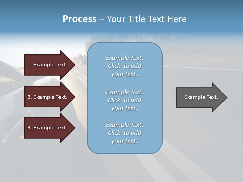 Vehicle Bright Concept PowerPoint Template