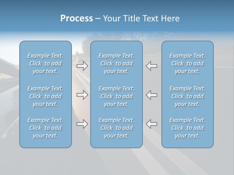 Vehicle Bright Concept PowerPoint Template