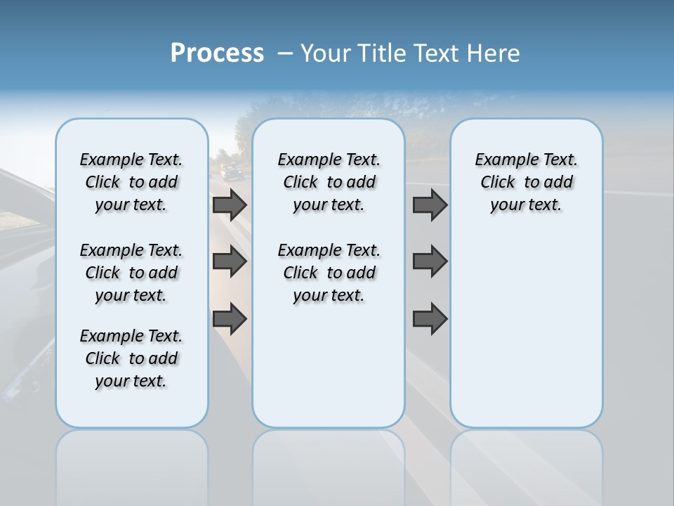 Vehicle Bright Concept PowerPoint Template