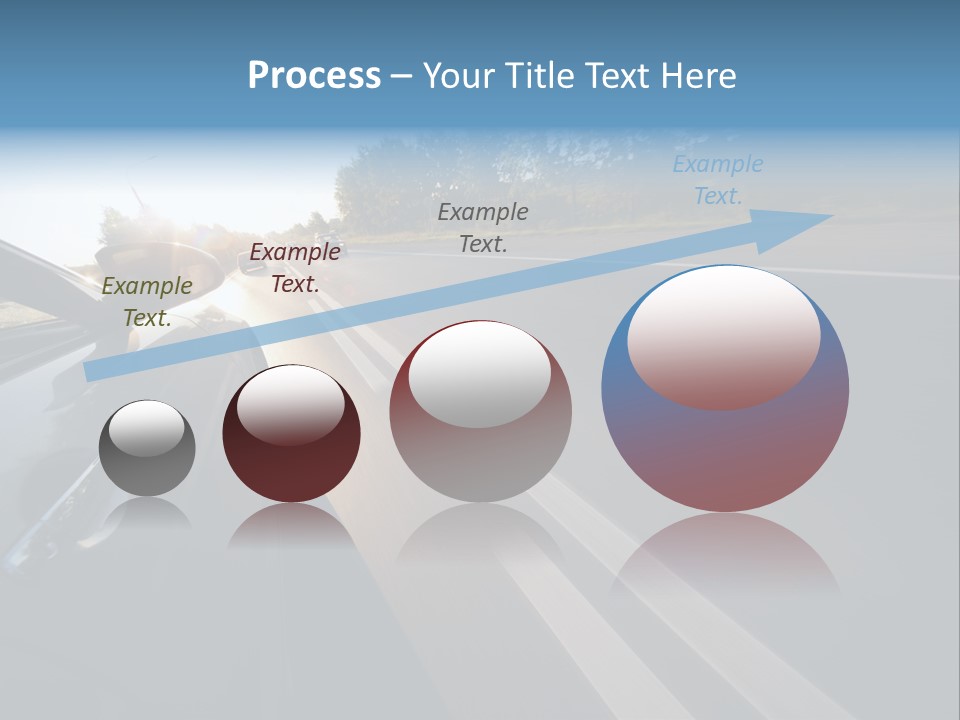 Vehicle Bright Concept PowerPoint Template