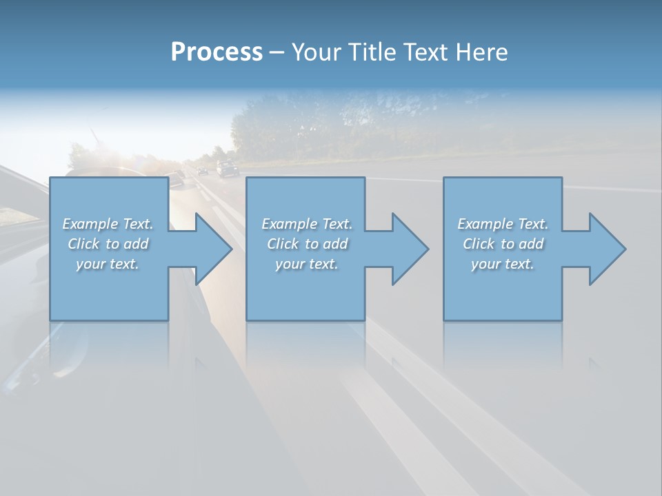 Vehicle Bright Concept PowerPoint Template