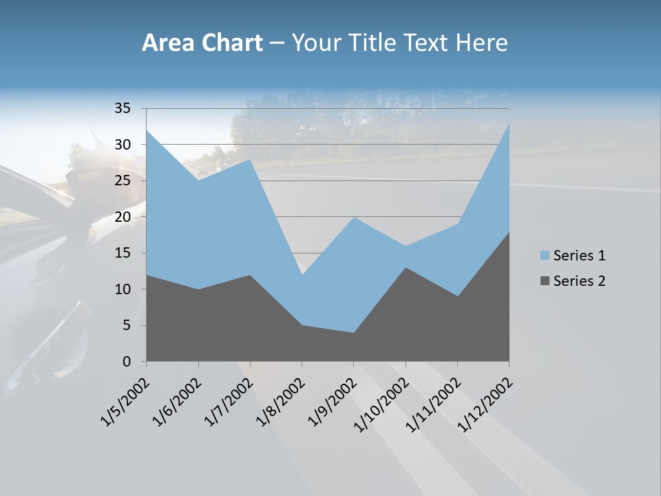 Vehicle Bright Concept PowerPoint Template